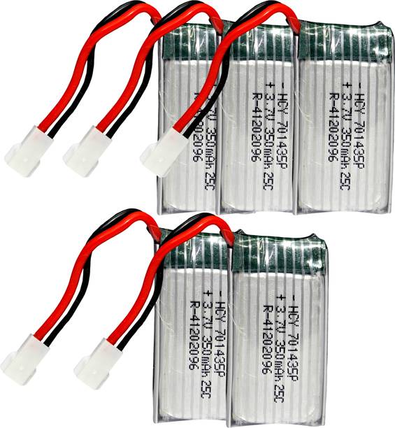 Digital Craft 5PC 3.7V 350mAh LiPo  for RC Toys Bluetooth Speaker DIY Use  Battery