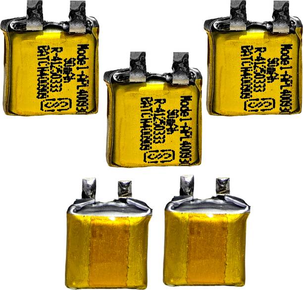 Digital Craft 5PC 3.7V 90mAh LiPo Rechargeable  for Earbuds Earphones  Battery