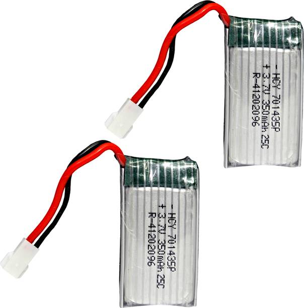 Digital Craft 2PC 350mAh 3.7V LiPo Rechargeable  for RC Toys Bluetooth Devices  Battery