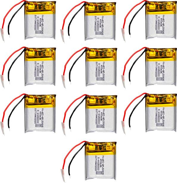 Digital Craft 10PC LiPo 450mAh 3.7V Rechargeable  for RC Toys DIY Electronics  Battery
