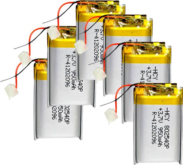 Digital Craft 6PC 3950mAh LiPo  3.7V Rechargeable Cell for RC Toys DIY Devices  Battery