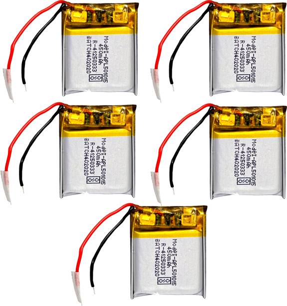 Digital Craft 5PC 3.7V 450mAh LiPo  for RC Toys Bluetooth Speaker DIY Use  Battery