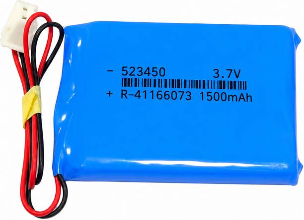 नोवेल 523450 1500mAh 3.7 V single cell Rechargeable LiPo Battery बैटरी