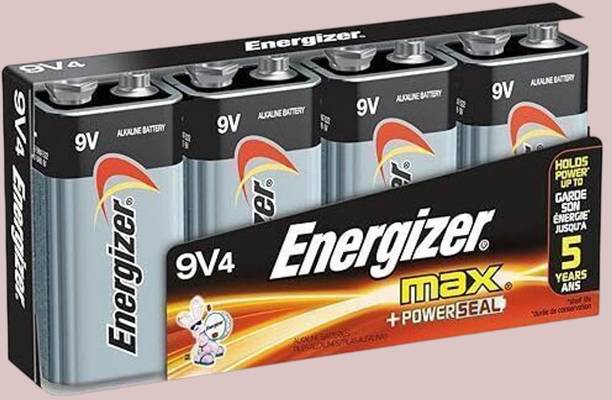 Energizer 9V Alkaline Batteries 4 Count  Battery