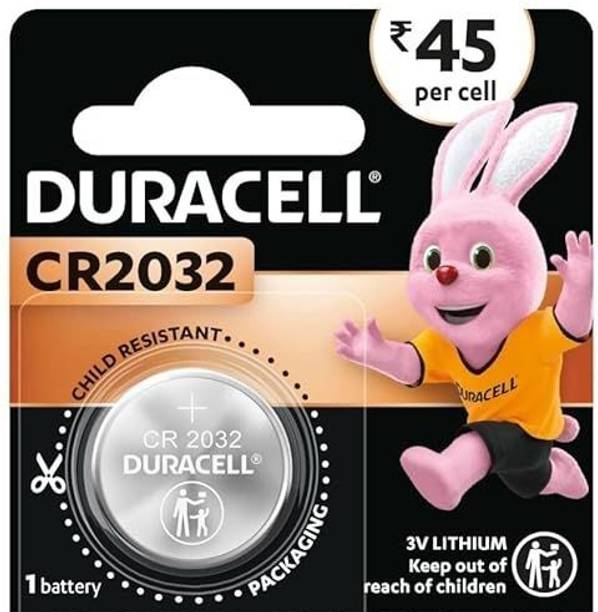 DURACELL CR2032 Lithium Coin Cell 3V ⚡ High Power Long Life for Watches & Devices  Battery