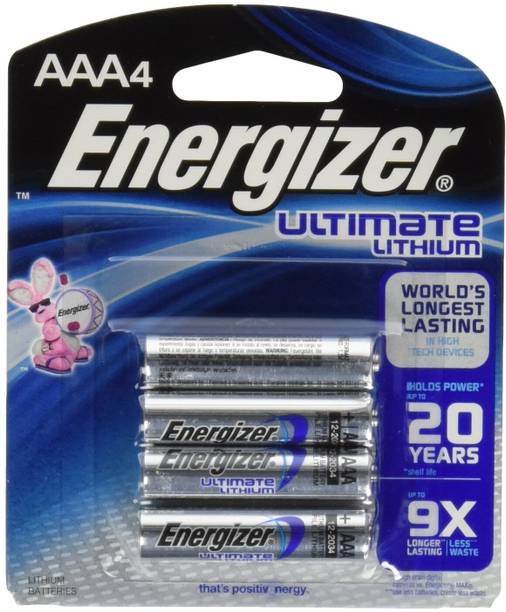 Energizer L92 ULTIMATE LITHIUM 4 AAA ON CARD  Battery