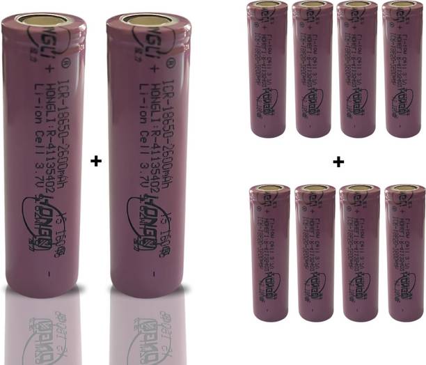 Electroglobal Original 18650 Lithium Ion 2600mAh Rechargeable  – Li Ion 18650   Battery