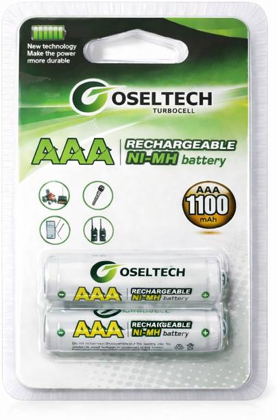 OSELTECH AAA Rechargeable  1100mAh Ni-MH (Pack of 2) – Long Lasting Power  Battery