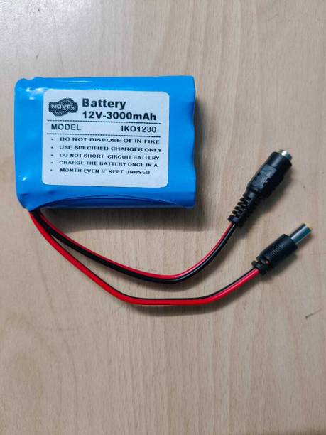 NOVEL A compact yet powerful 12V 3000mAh Lithium-ion  Pack  Battery