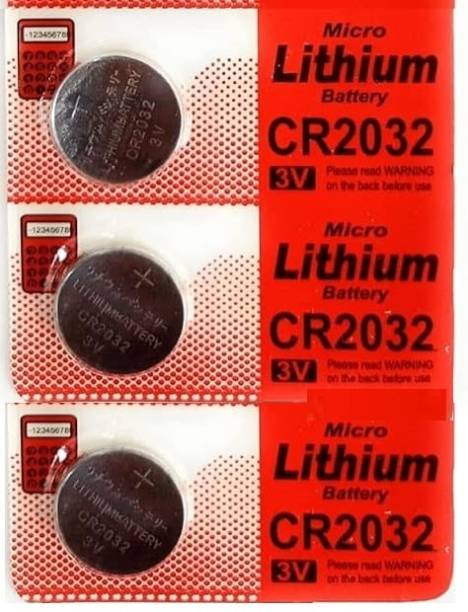 QWEEZER CR2032 Lithium Coin  3V (Pack of 3) - Long-Lasting Power for Toy  Battery