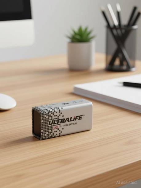 ULTRALIFE 9V Long-Life Non-Rechargeable Lithium Original) Battery