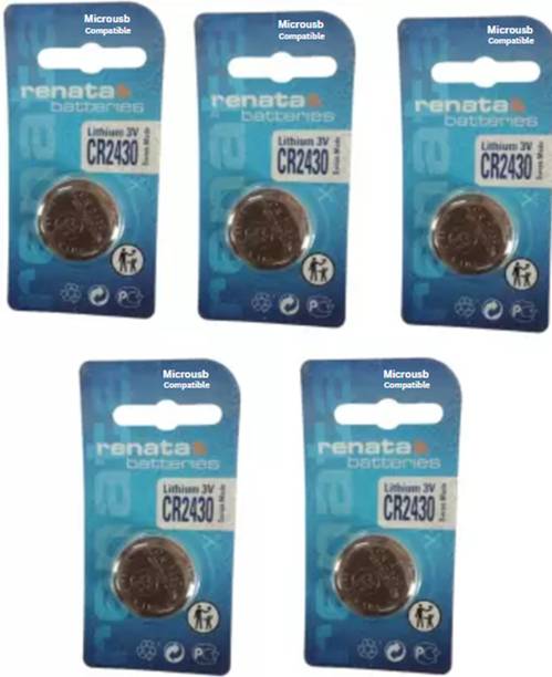 MICROUSB Renata CR2430 3V Lithium Button Coin Cell CR2430   Battery