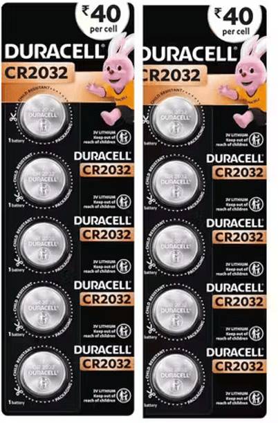 DURACELL CR2032 Lithium Coin, Specialty Devices, Child Resistant Packaging Battery