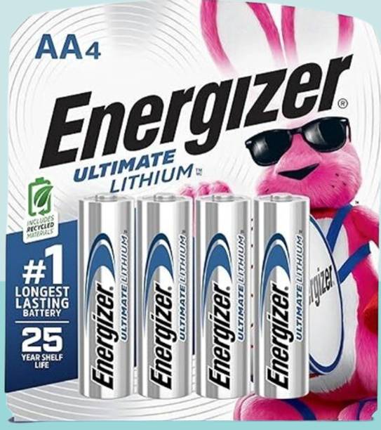 Energizer Ever4pk AA Ultimates Lithium L91bp 4 Batteries  Battery