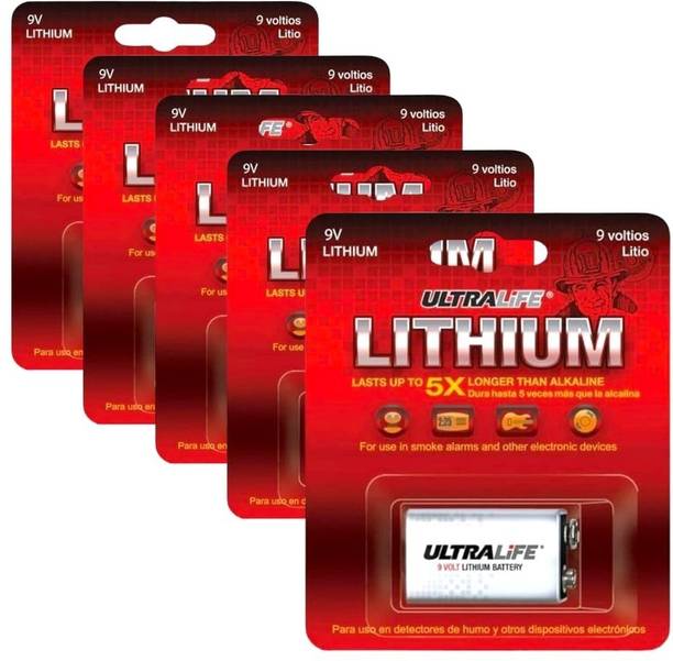 MICROUSB Ultralife U9VLJP 9Volt Lithium  for Memory Backups  Battery