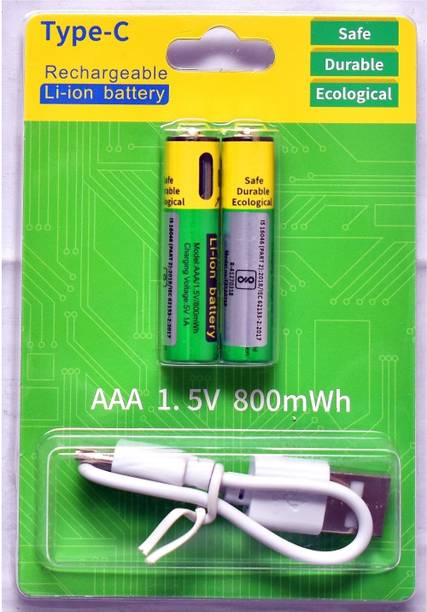 MY BABY LOVE A PERFECT CARE AAA Rechargeable Lithium-Ion  750mAh with Type-C USB Cable1.5V-Charging  Battery