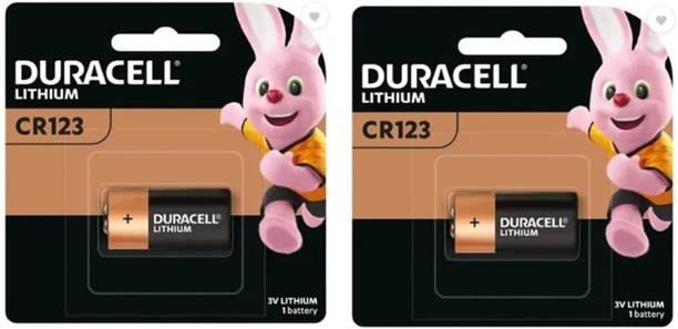 DURACELL CR123 Lithium 3V High Power Batteries - 2 Coun...