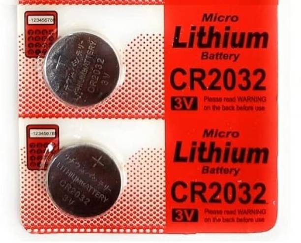 QWEEZER CR2032 3V Lithium Coin  Pack of 2Pcs  Battery