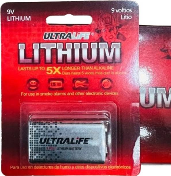 MICROUSB Ultralife 9Volt U9VLJPX Lithium  for Sensors and Memory Backups  Battery