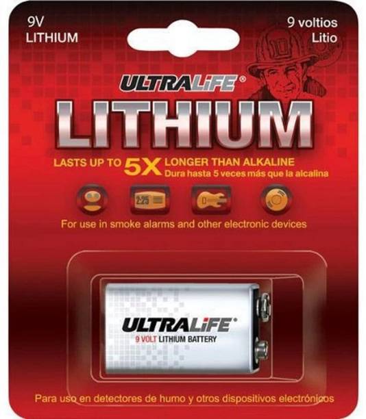 NOVEL Ultralife 9V 1200mAh Lithium  Red Card (Pack of 1)  Battery