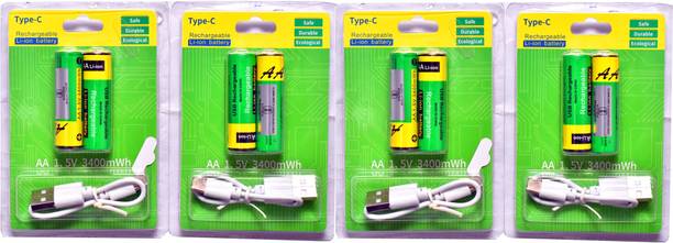 MY BABY LOVE A PERFECT CARE AA Rechargeable Lithium-Ion  750mAh with Type-C| USB Cable1.5V | Charging  Battery