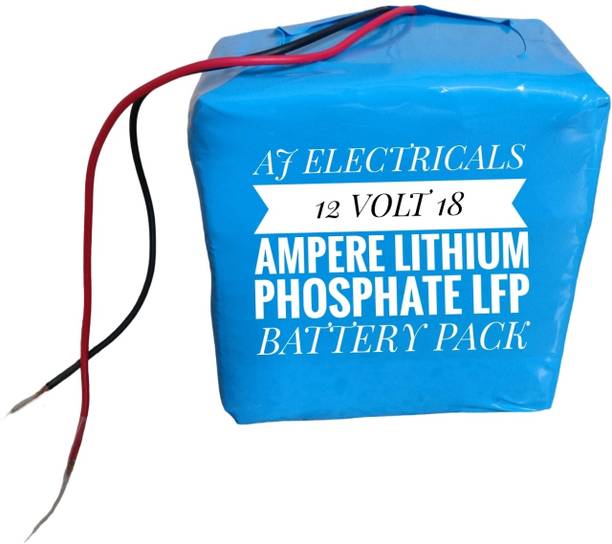 एजे इलेक्ट्रिकल्स 32700 12 volt 18 amper lfp बैटरी
