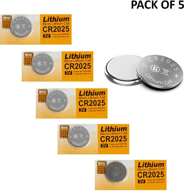 WHISTLE9 High Quality Micro Lithium CR2025 Cell 3v Calculators, Key fobs, Medical devices  Battery