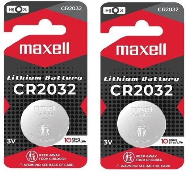 Maxell CR2032 Non-Rechargeable Lithium Coin Button Cells  Battery