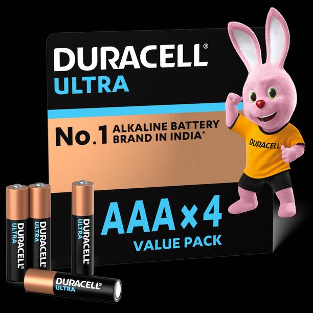 DURACELL Ultra AAA, High-Drain Devices, Digital Camera, Toys, Electric Toothbrush Battery