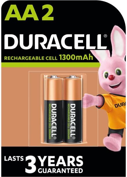 DURACELL Rechargeable AA 1300mAh Batteries  Battery