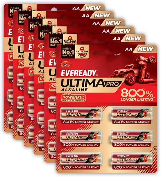 EVEREADY Ultima Pro Alkaline AA | 1.5V | 800% Long Lasting |Leak Proof  Battery