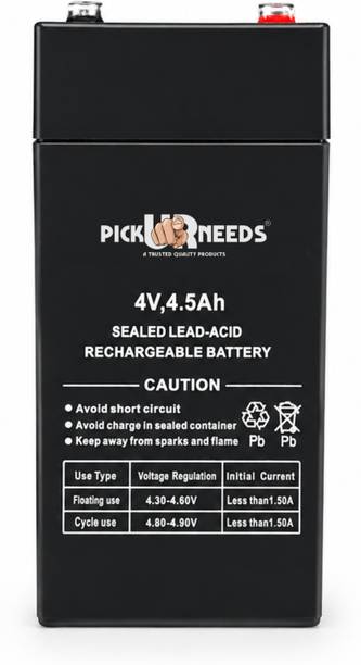 Pick Ur Needs 4500mAH Emergency Light Rechargeable Lead Acid   Battery