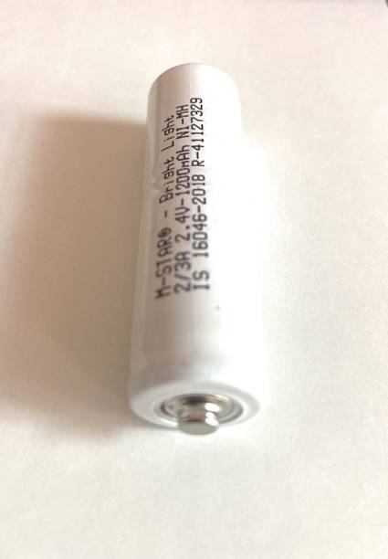 DHRUV-PRO 2.4v 1200mAh Brite Lite Ni-MH Rechargeable  For - megaphone , toys , electronics Device SIZE-1.8X5.8 CM  Battery