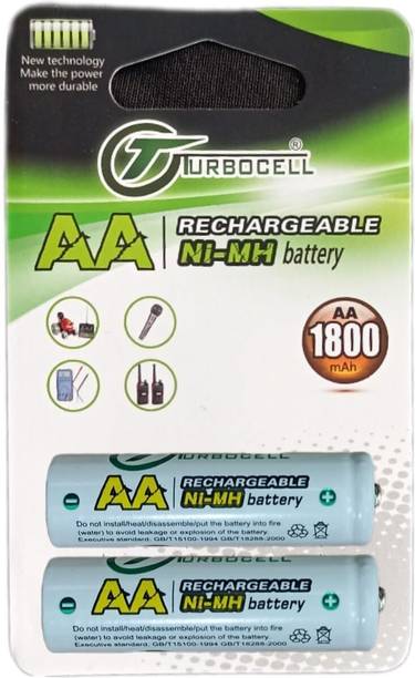 MICROUSB TURBOCELL AA 1800mAh 1.5v Rechargeable Ni-MH Battey  Battery