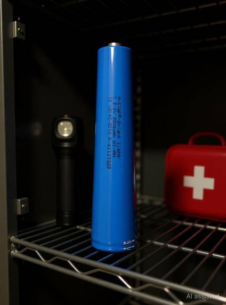 DHRUV-PRO 3.6V 2500mAh NIMH Sub-C  Rechargeable Emergency Torch   Battery