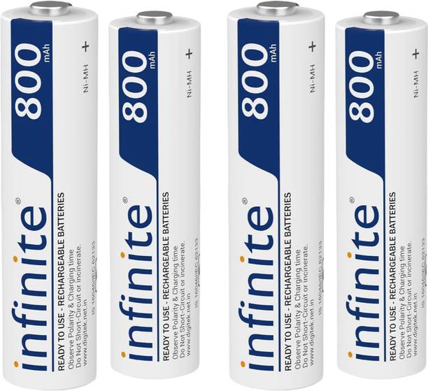 Envie 800 mAh Ni-MH High-Capacity AAA Rechargeable Batteries Ready to Use AAA  Battery