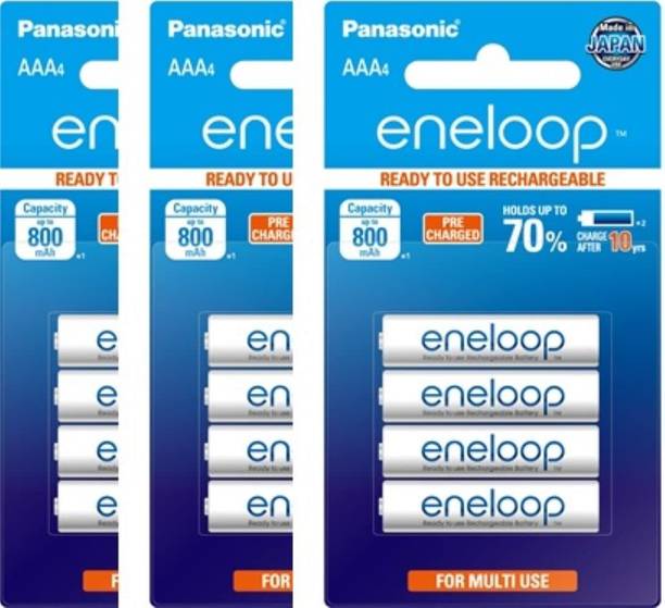 Panasonic Eneloop AAA Rechargeable , Pack of 12  Battery