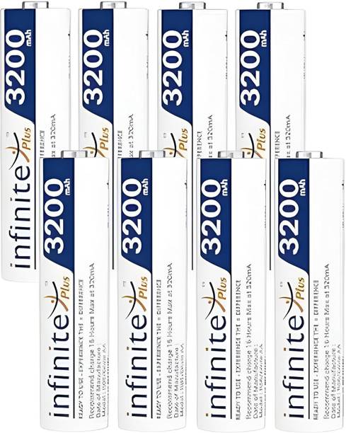 Envie 3200 mAh AA x 8 Ni-MH Infinite Plus High Capacity Rechargeable Ready to Use  Battery