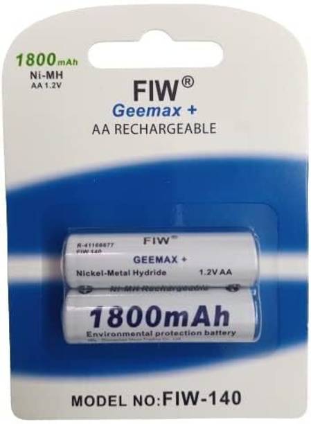 KP Original Battery FIW AA 1.2v 1800 mAh High Capacity Ni-MH Rechargeable Small Pencil Cell  Battery