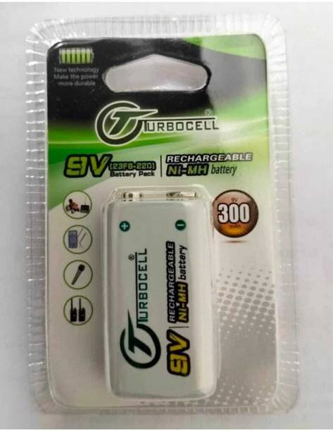 MICROUSB Turbocell 300mAh 9v Rechargeable Ni-MH   Battery
