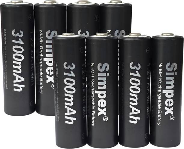 Simpex 3100mAh High Power Ni-Mh AA Ready to Use Rechargeable   Battery