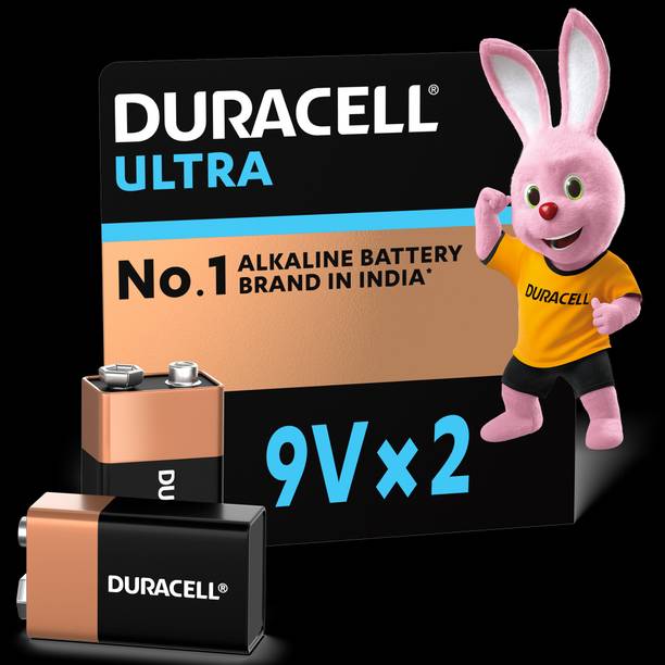 DURACELL Ultra 9V, High-Drain Devices, Smoke Alarm, Radio, Smoke Detector Battery