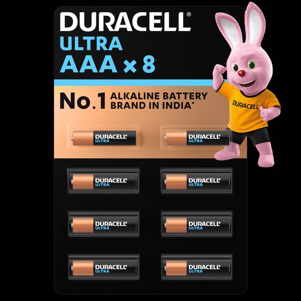 DURACELL Ultra AAA, High-Drain Devices, Digital Camera, Toys, Electric Toothbrush Battery