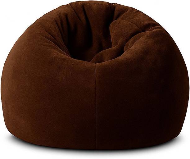 Tusa 4XL Pouffe Bean Bag Cover  (Without Beans)