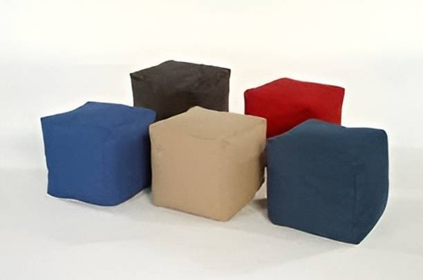 SALONSIDE Standard Pouffe Bean Bag Cover  (Without Beans)