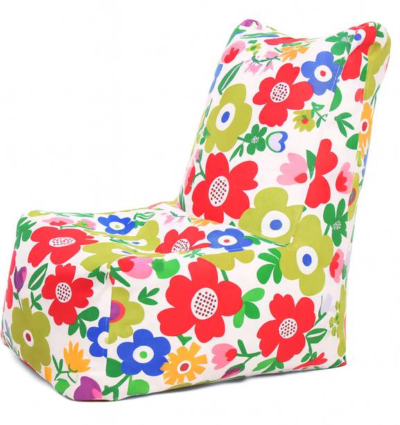 STYLE HOMEZ XL Chair Bean Bag Cover  (Without Beans)