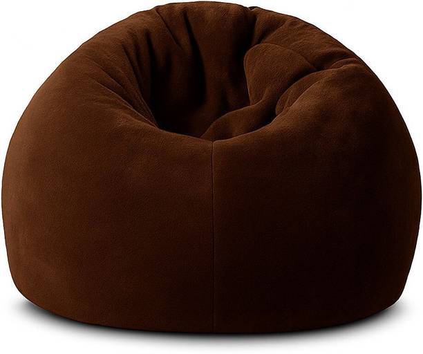 Tusa 4XL Pouffe Bean Bag Cover  (Without Beans)