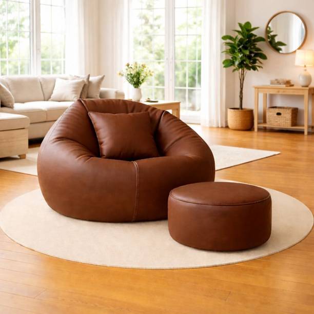 Karuto 4XL Tear Drop Bean Bag Cover  (Without Beans)