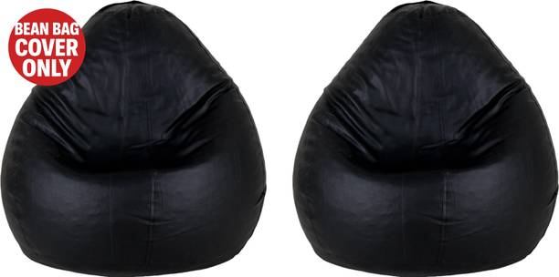 Gunj XXXL Tear Drop Bean Bag Cover  (Without Beans)