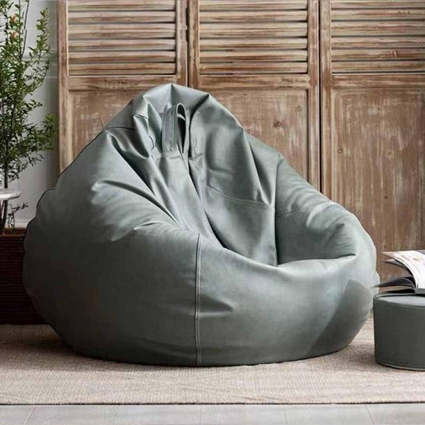 Tusa 4XL Tear Drop Bean Bag Cover  (Without Beans)